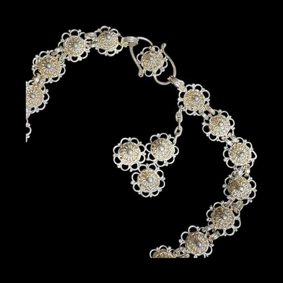 Cuttacki Tarkasi in Orissa Filigree Bracelet 7 inches - Picture 9 of 16